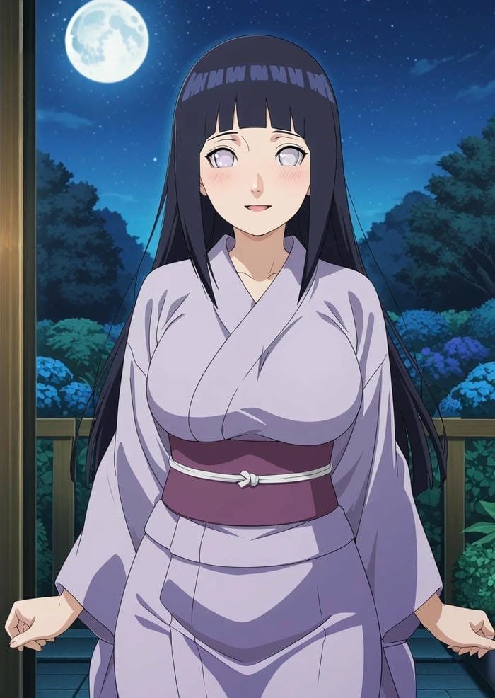 Hình anime nữ mặc đồ Nhật Bản