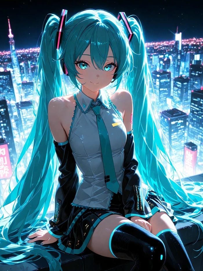 Hình anime nữ vẻ đẹp thanh thoát