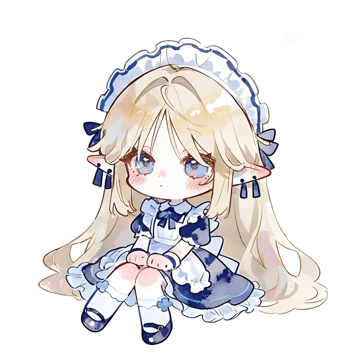 Hình chibi nhỏ nhắn cùng gương mặt vui tươi đáng mến