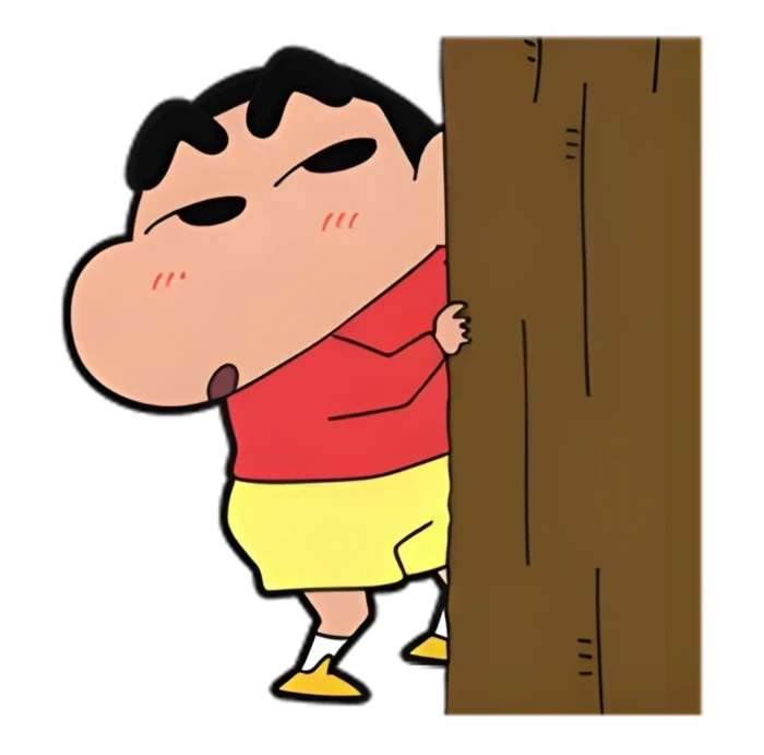 Hình nhãn dán Shin ngộ nghĩnh đáng yêu