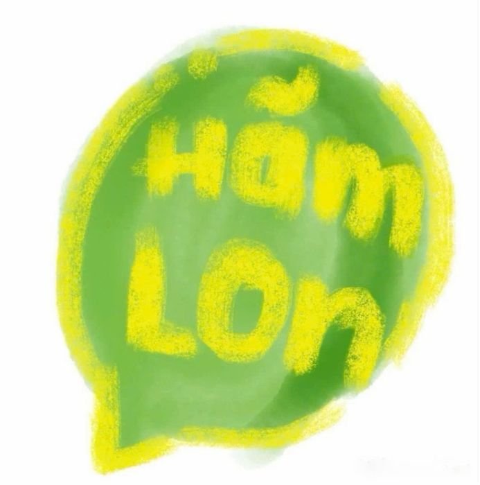 Mẫu câu hài thể hiện bằng sticker chữ