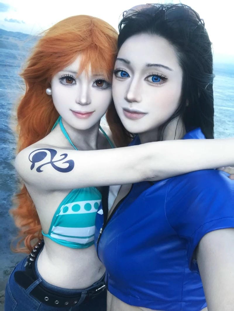 Nami cosplay full body outfit anime One Piece