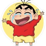 Nhãn dán Shin dễ thương vui nhộn