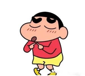 Nhãn dán shin cậu bé bút chì hoạt hình