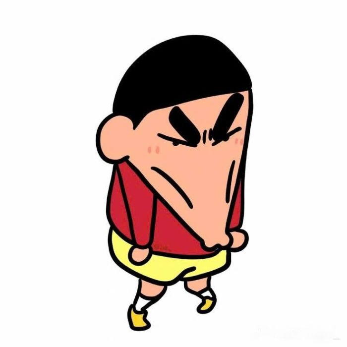 Nhãn dán shin cậu bé bút chì messenger