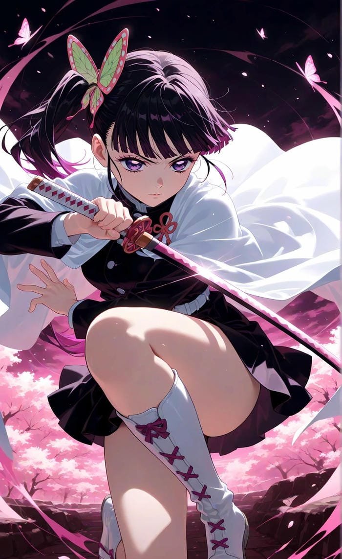 Nhân vật anime nữ phong cách đáng yêu