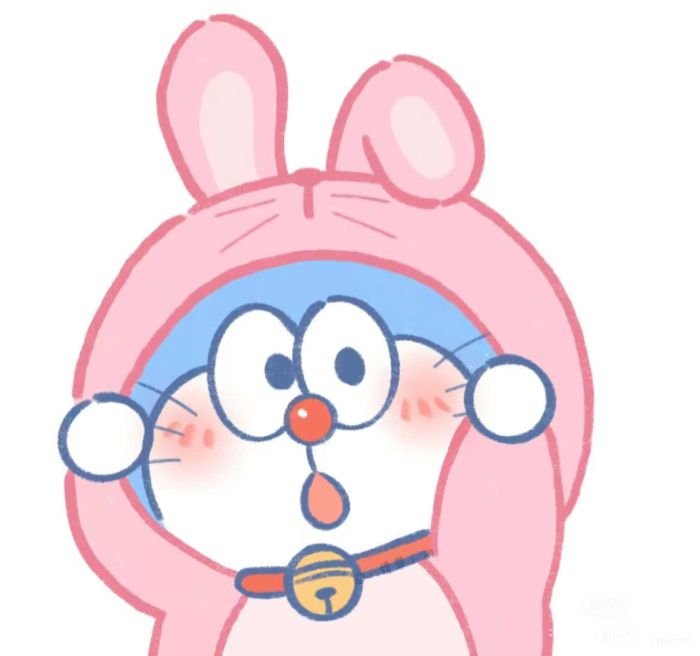 Phong cách anime nhẹ nhàng sticker doraemon