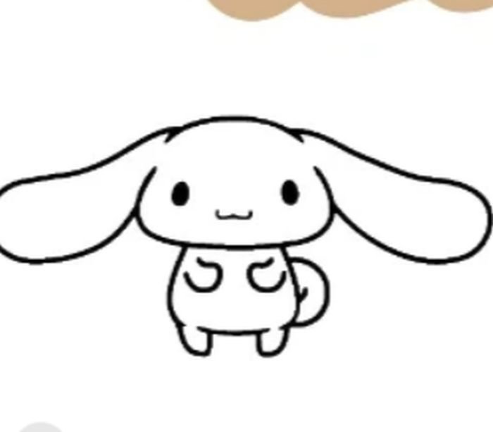 Phong cách tối giản hình sticker cute không màu