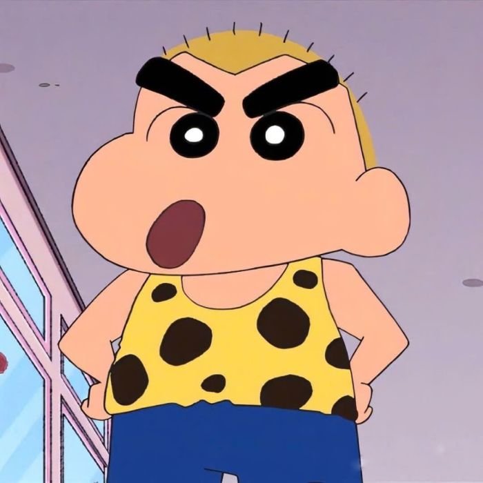 Sticker biểu cảm nhãn dán shin hài hước