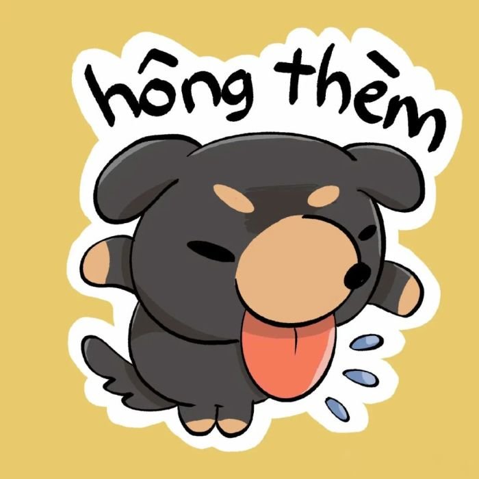 Sticker chữ giúp câu nói nổi bật