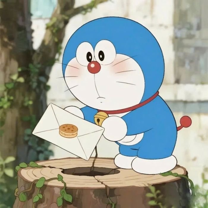 Sticker doraemon mang nét dễ thương cổ điển