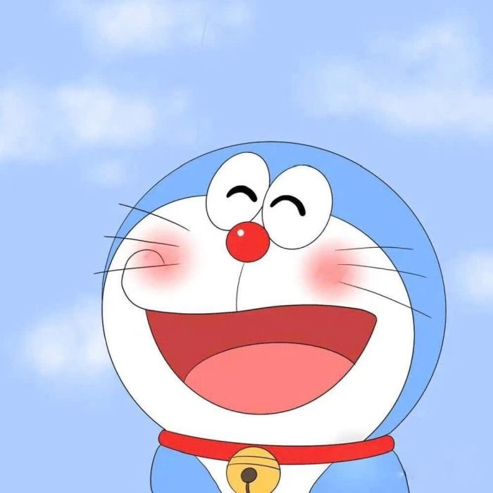 Sticker doraemon tạo cảm giác thân thiện