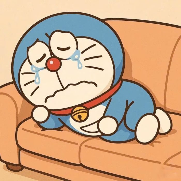 Sticker doraemon tạo không khí vui vẻ