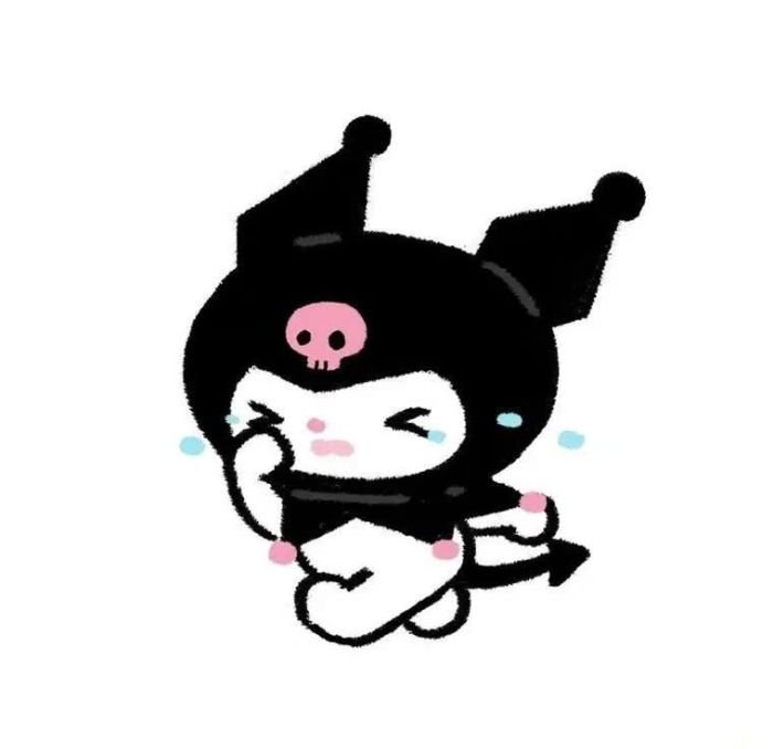 Sticker hoạt hình Sanrio kiểu nhãn dán kuromi