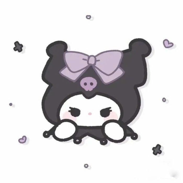 Sticker hoạt hình cute hình sticker kuromi