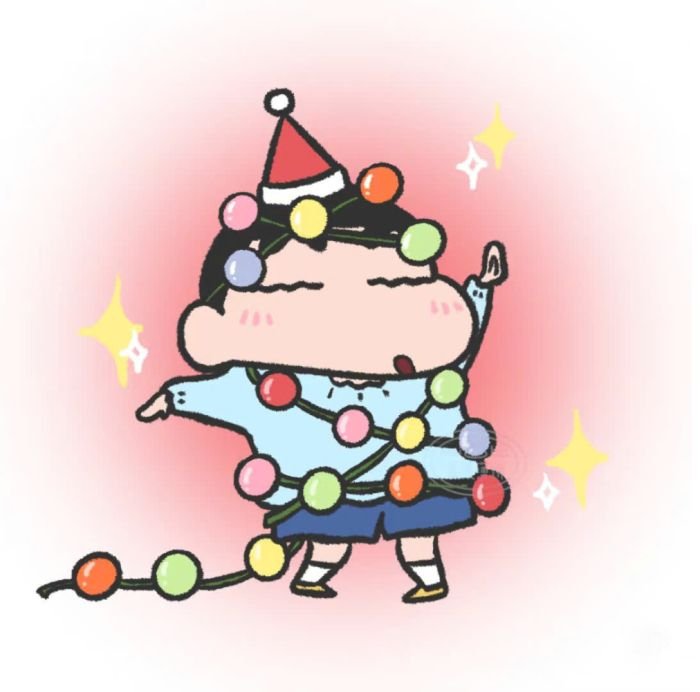 Sticker noel phong cách vui nhộn