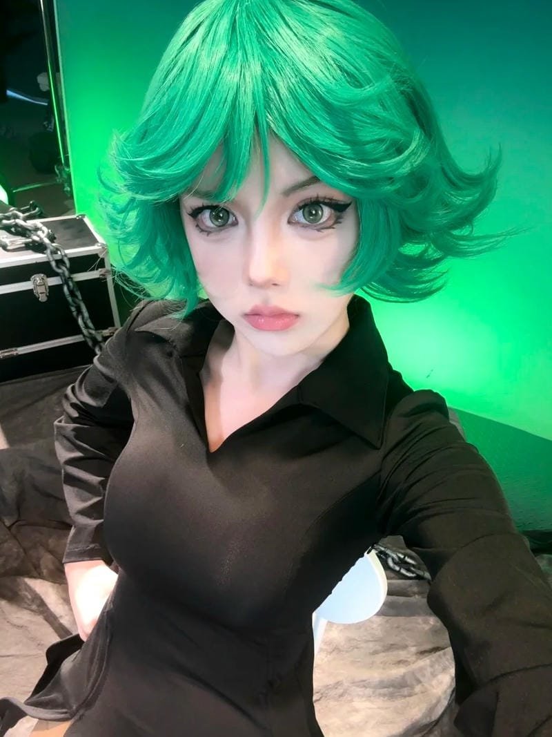Tatsumaki cosplay tư thế chuẩn nhân vật One Punch Man