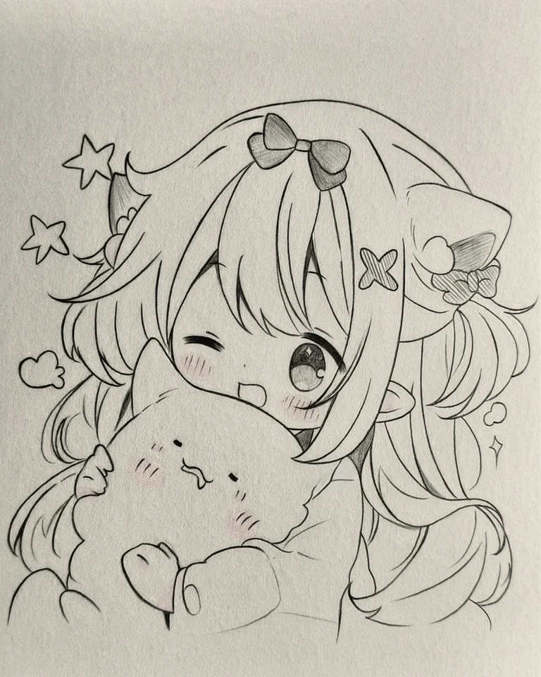 Tranh vẽ anime thể hiện thần thái riêng biệt đầy ấn tượng
