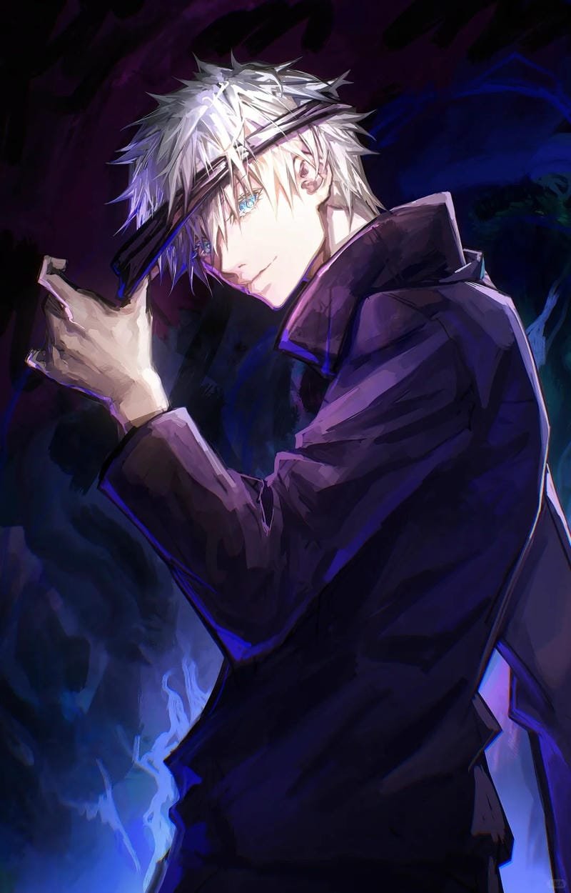 ảnh Gojo Satoru phiên bản dark