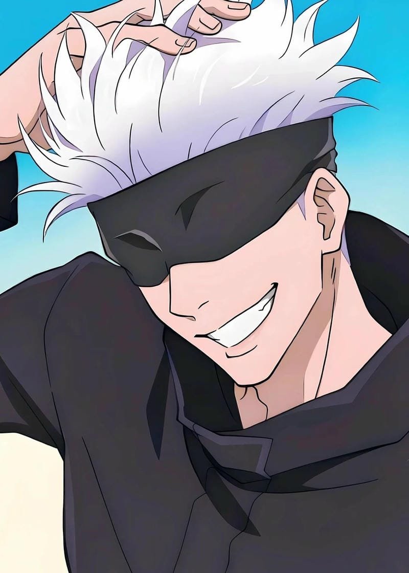 ảnh Gojo bịt mắt