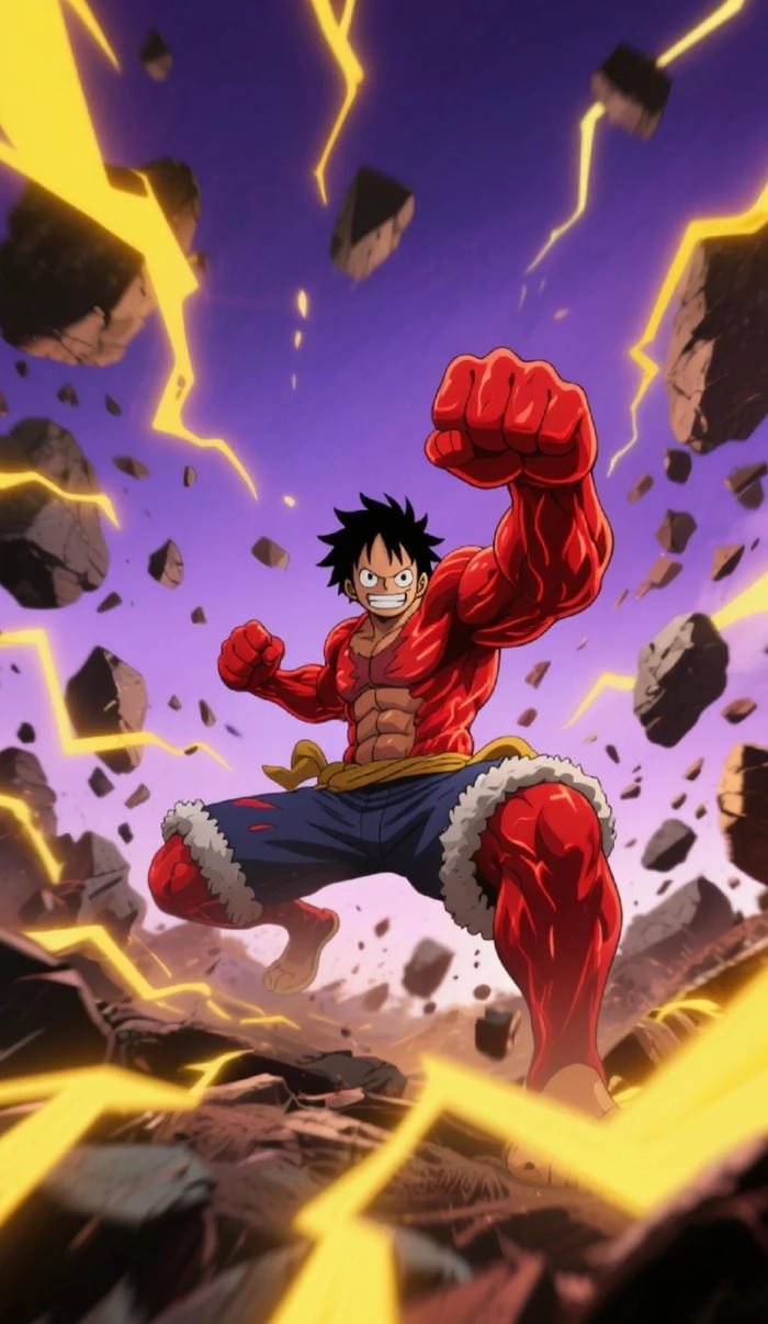 ảnh Luffy mạnh