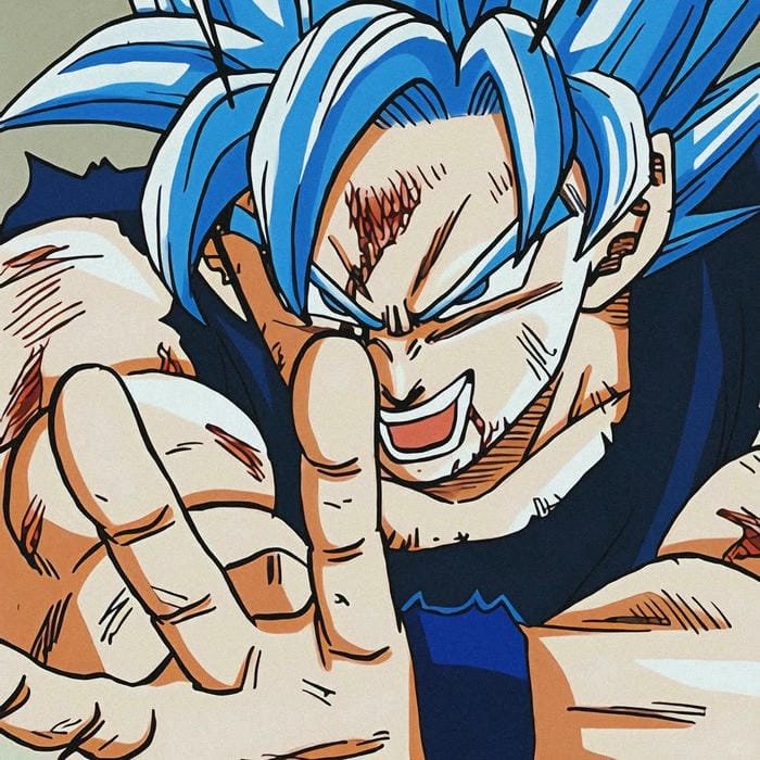 ảnh SonGoku Super Saiyan tóc vàng