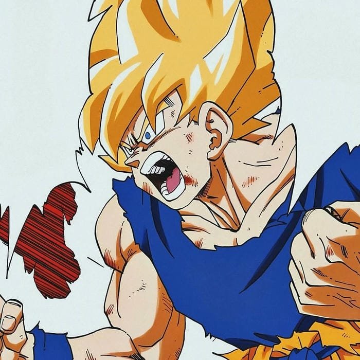 ảnh SonGoku chiến đấu bảo vệ Trái Đất