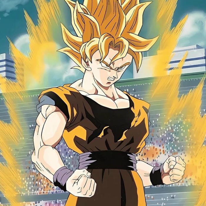 ảnh SonGoku sức mạnh Super Saiyan Blue