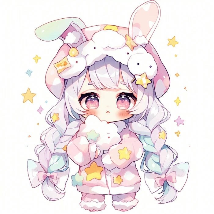 ảnh anime chibi nữ dễ mến