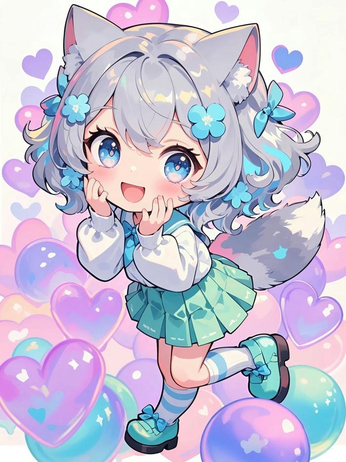 ảnh anime chibi nữ ngọt ngào