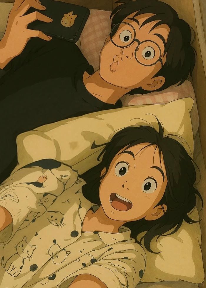 ảnh anime đôi cute