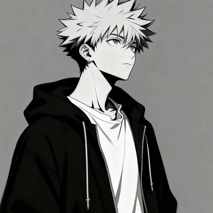 ảnh anime nam buồn ánh nhìn vô định