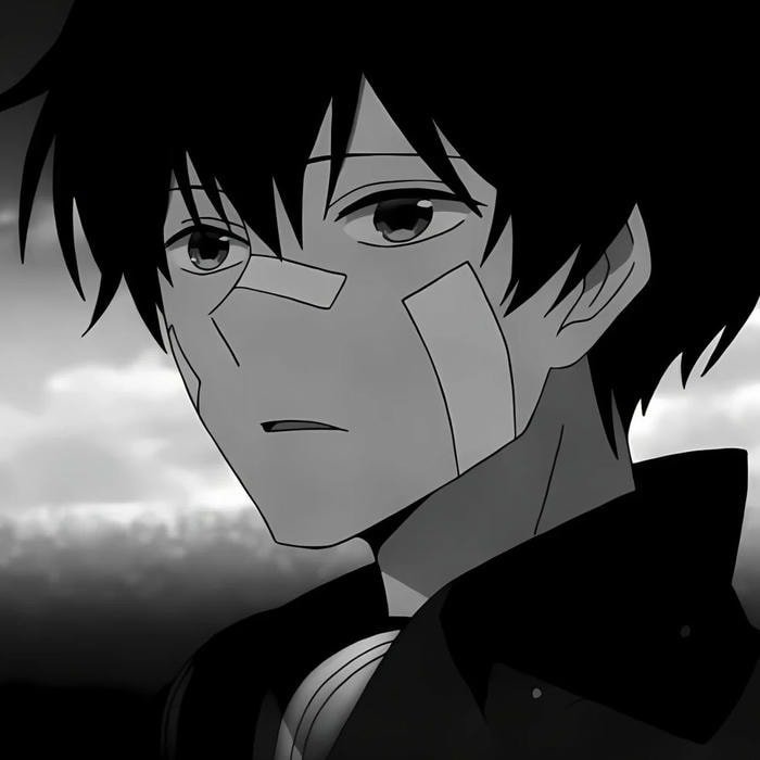 ảnh anime nam buồn phong cách nghệ thuật