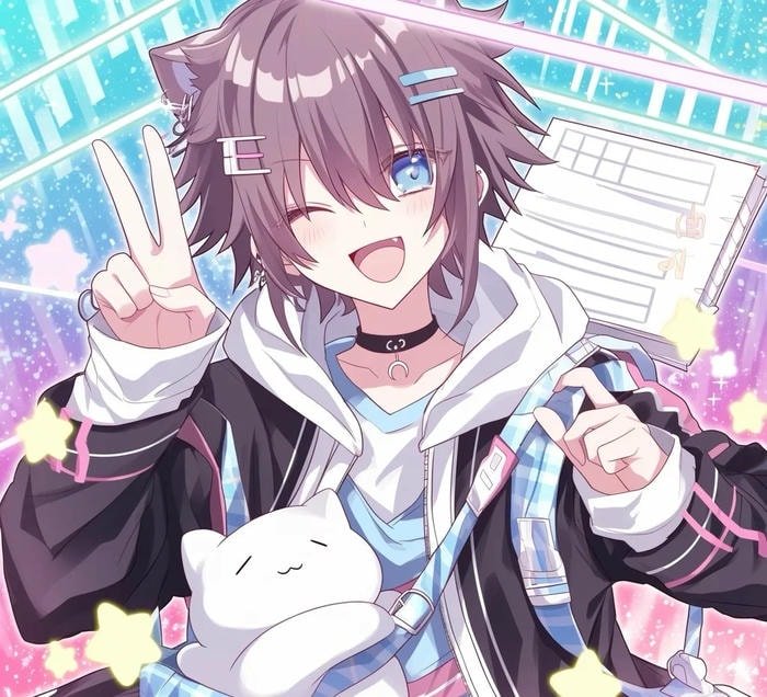 ảnh anime nam tóc đen