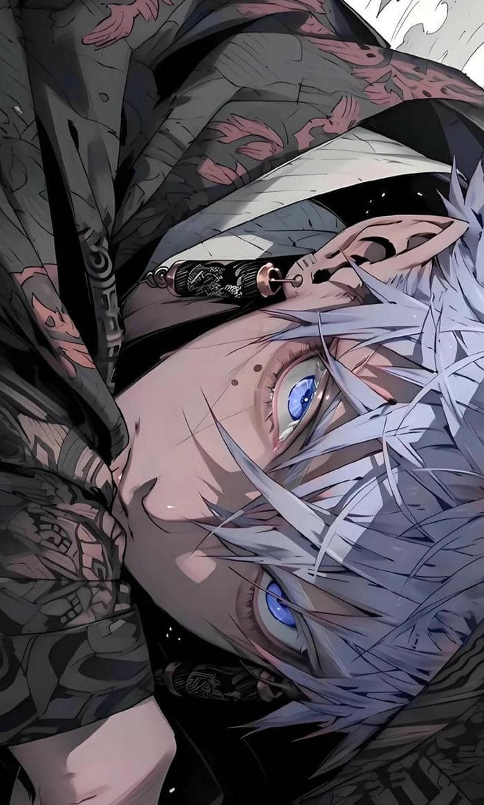 ảnh anime nam tóc xanh ngầu