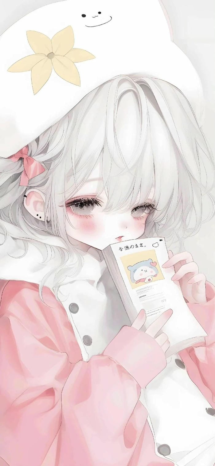 ảnh anime nữ cười tươi