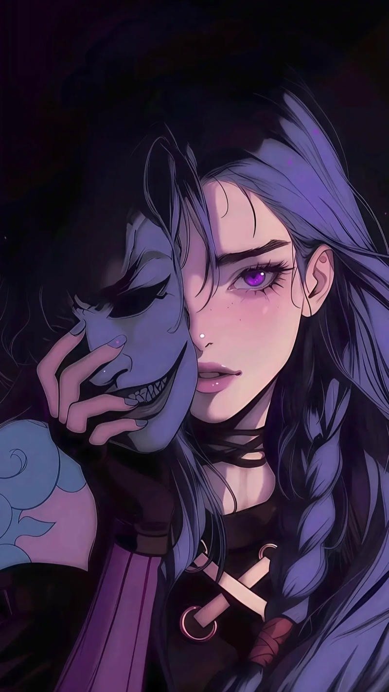 ảnh anime nữ lạnh lùng thần bí