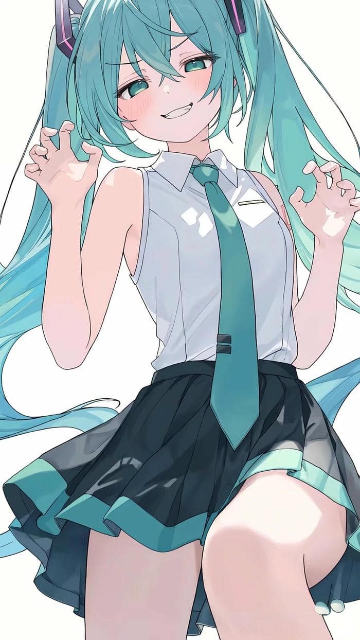 ảnh anime nữ mặc váy dễ thương