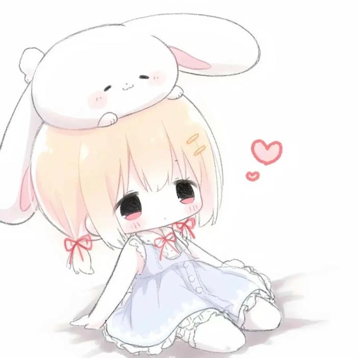 ảnh anime nữ tóc dài dễ thương