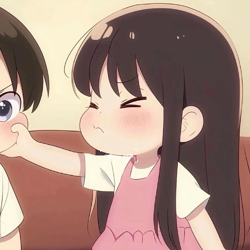 ảnh avatar anime đôi dễ thương tình cảm