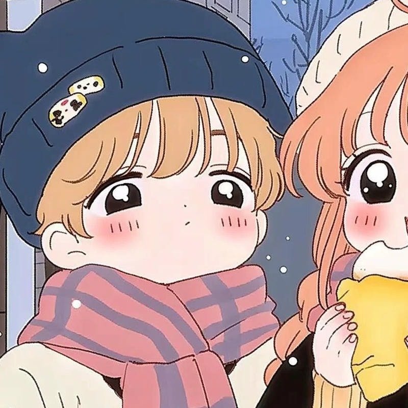 ảnh avatar đôi anime phong cách nhật