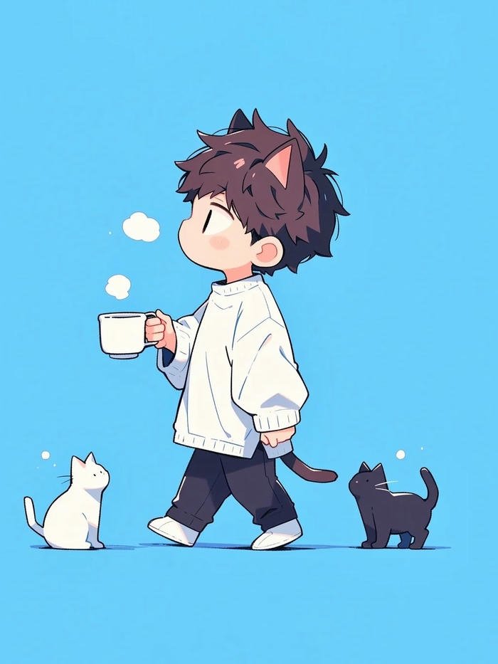 ảnh chibi nam lạnh lùng đáng yêu