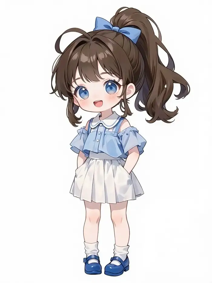 ảnh chibi nữ anime ngộ nghĩnh