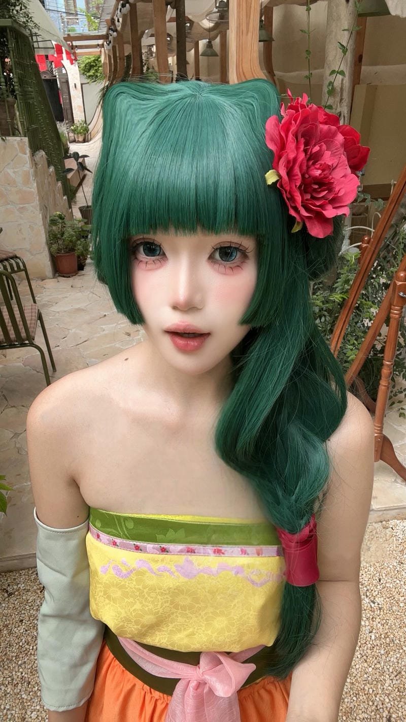 ảnh cosplay anime gái xinh concept công chúa dịu dàng