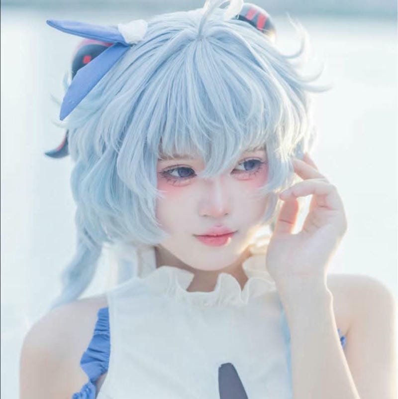 ảnh cosplay anime gái xinh phối màu tự nhiên