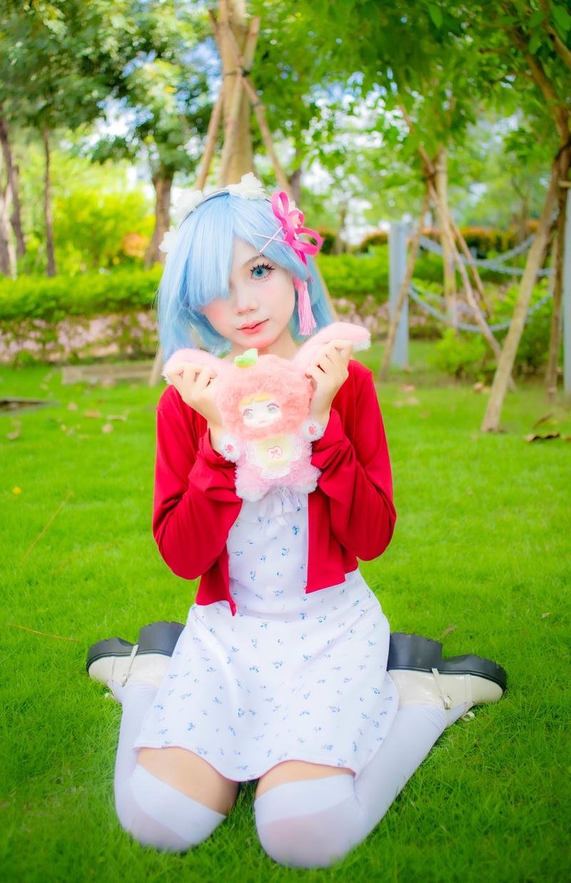 ảnh cosplay anime nữ trang phục váy ngủ gen