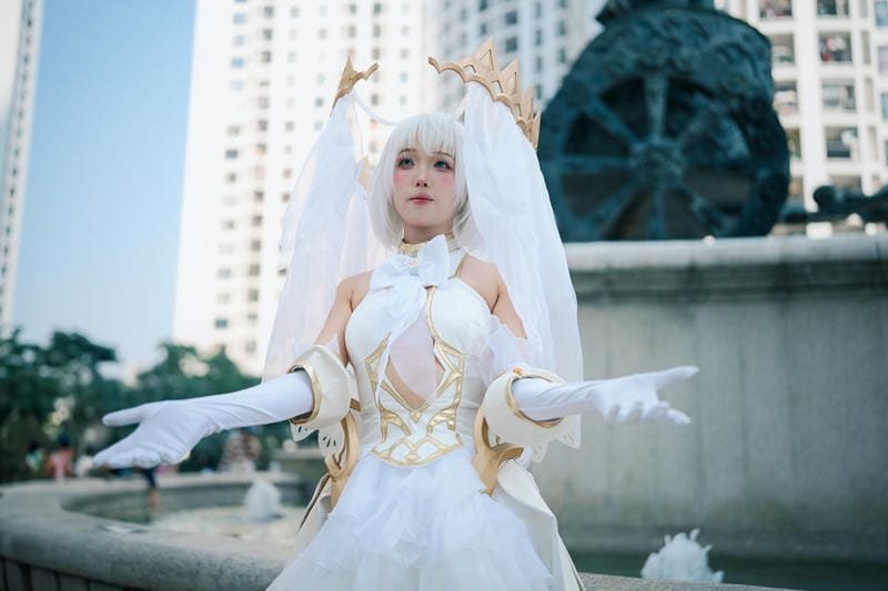 ảnh cosplay đẹp lung linh ngoài trời