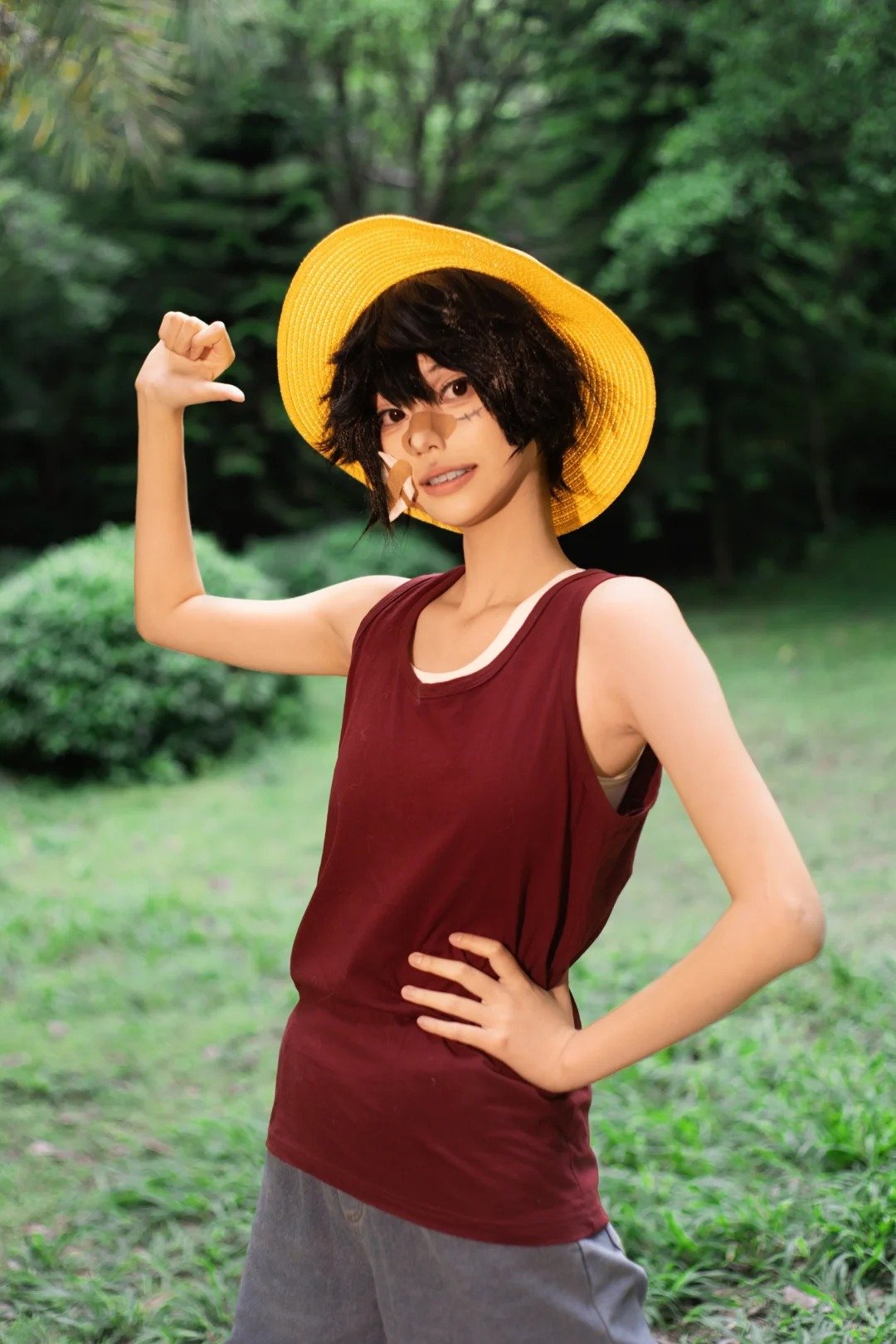 ảnh cosplay luffy gear 5