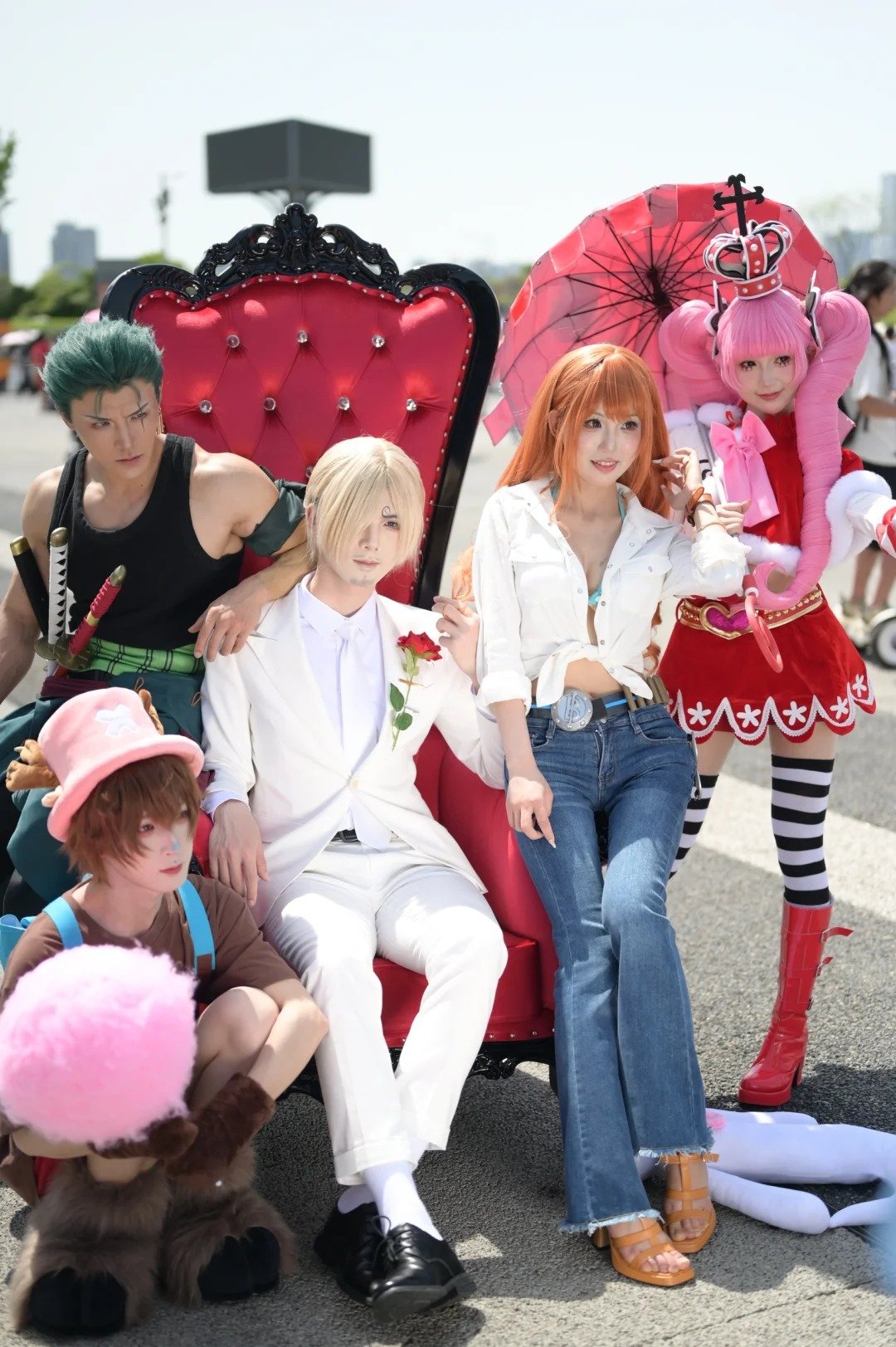 ảnh cosplay one piece sân khấu