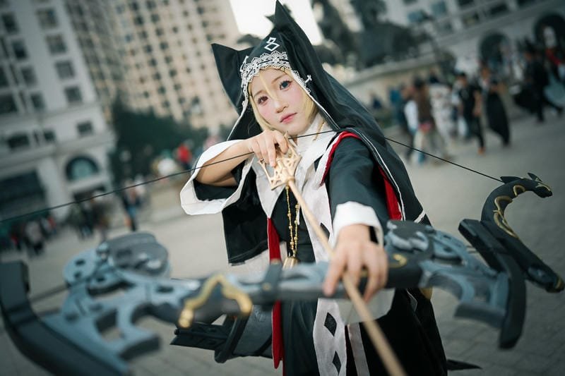 ảnh cosplay tinh tế màu sắc nhẹ